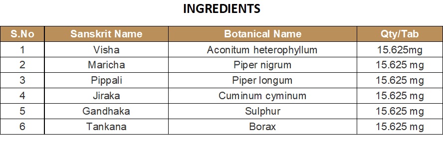 BHASMA CAPSULE | KOTTAKKAL | MRITYUNJAYARASAM CAPSULE (30 Nos)