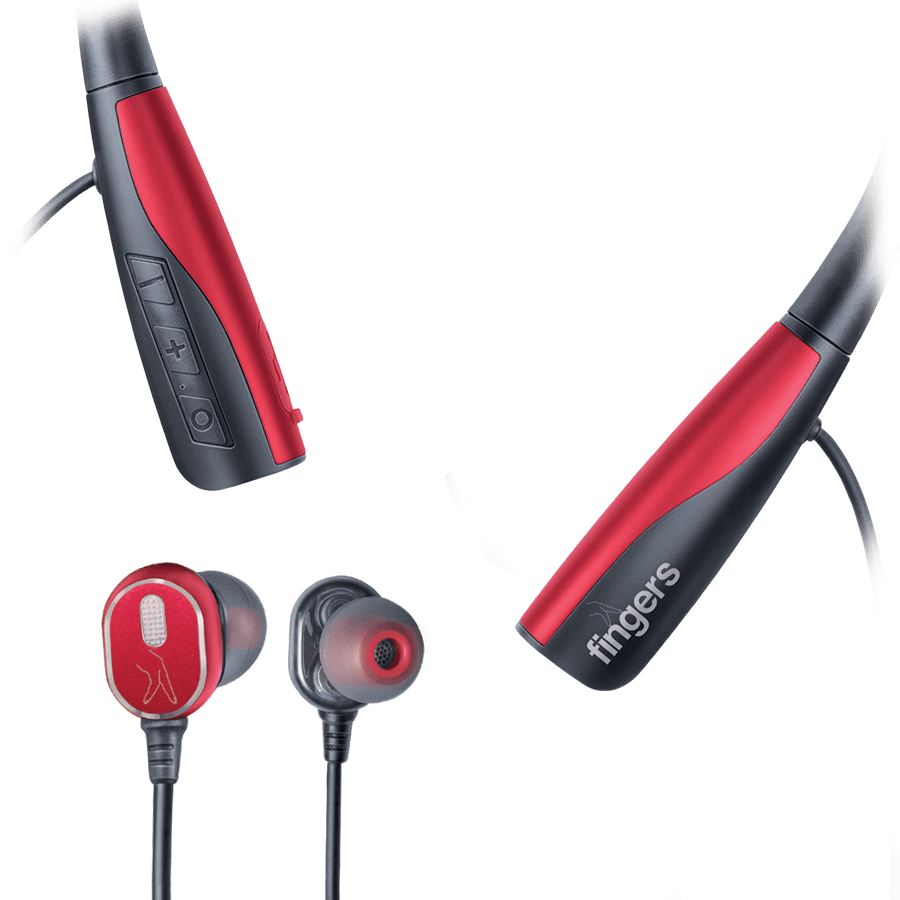 WIRELESS NECKBAND EARPHONES | FINGERS | CHIC DUAL.D