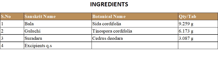 KASHYAM TABLET | KOTTAKKAL | BALAGULUCHYADI KWATHAM (TABLET) (100 NOS)