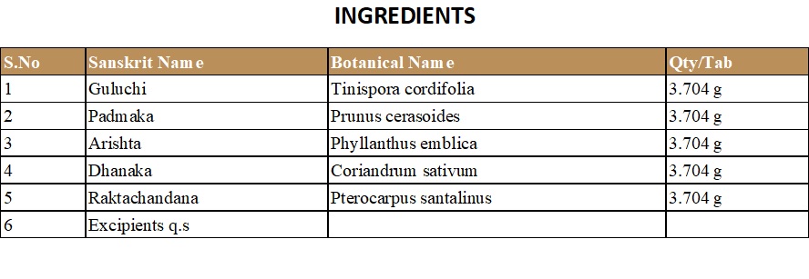 KASHYAM TABLET | KOTTAKKAL | GULUCHYADI KWATHAM (TABLET) (100 NOS)