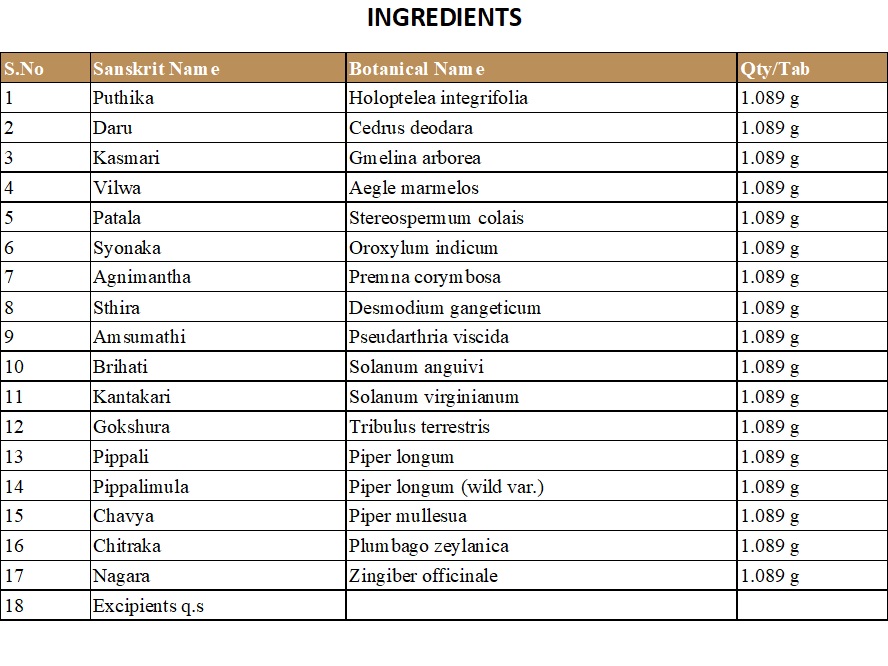 KASHYAM TABLET | KOTTAKKAL | INDUKANTAM KWATHAM (TABLET) (100 NOS)