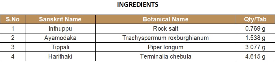 CHURNA (POWDER) | KOTTAKKAL | INDUPPUKANAM (10 GM)